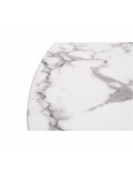Стол обеденный овальный белый Pearl White 170*110*76 33FS-DT3056-BLWH  в интернет-магазине зеркальной мастерской ЗЕРКАЛА-М фото 2 