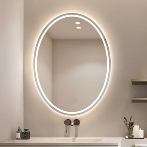 Овальное настенное зеркало со светодиодной LED-подсветкой Монтерей